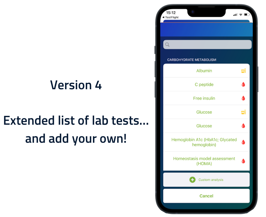 Phone, mobile application, health application, andaman7, new feature, lab test