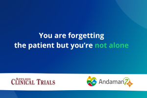 You are Forgetting the patient, but you're not alone