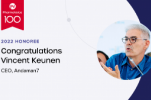 Andaman7 Founder Vincent Keunen Recognised as one of 100 Most Inspiring People in Life Sciences 2022